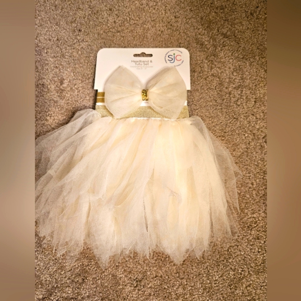 Toddler Girls Tutu Headband Set